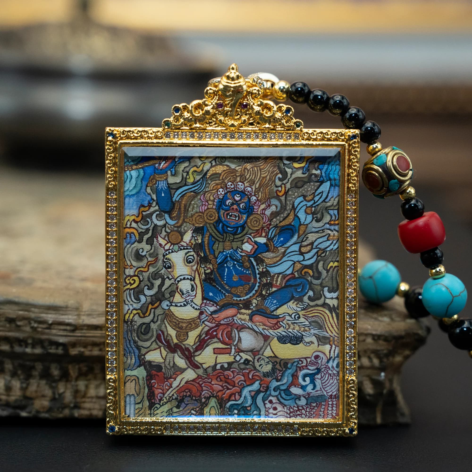 吉祥天母 全身造像 40mmX50mm