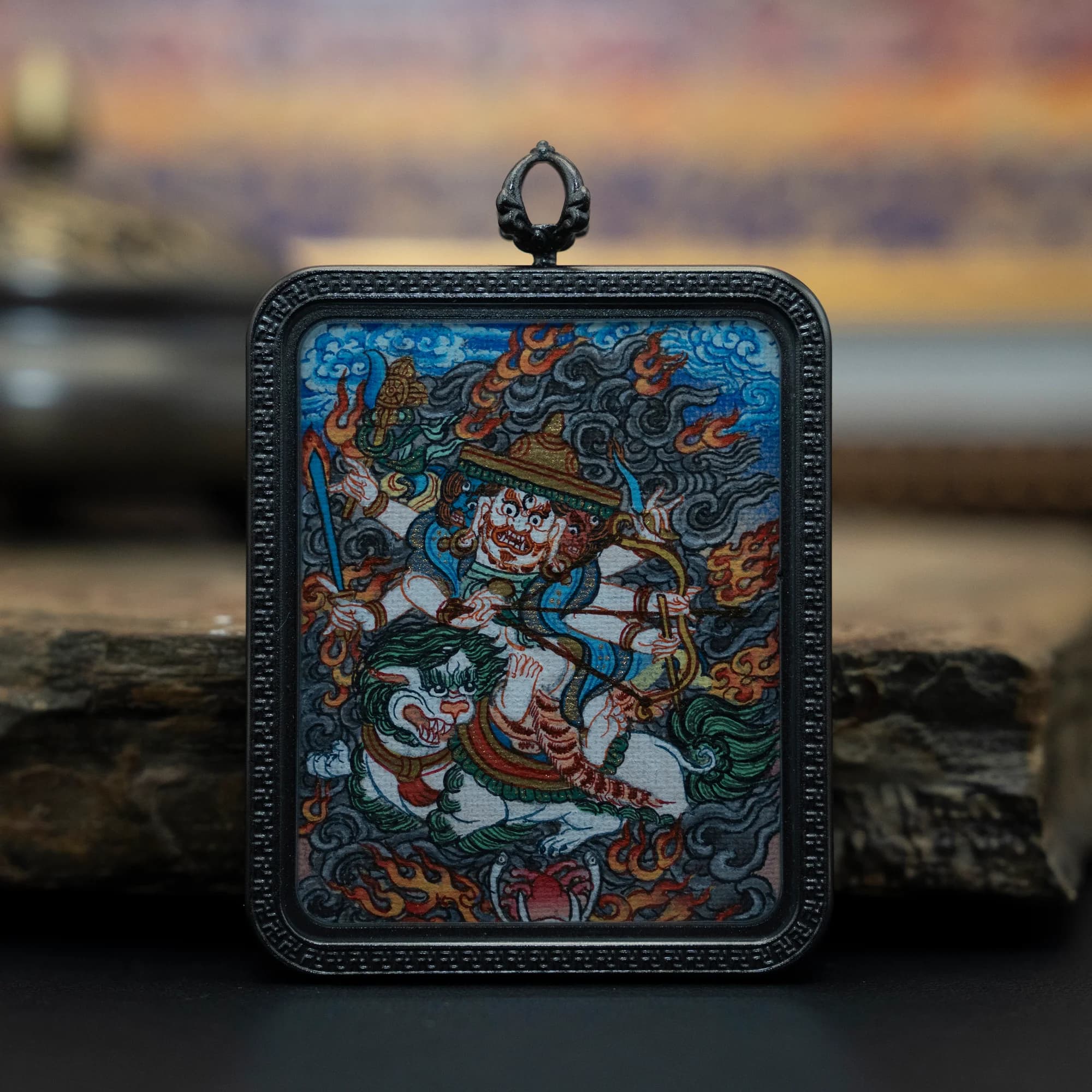 白哈爾王 全身造像 40mmX50mm