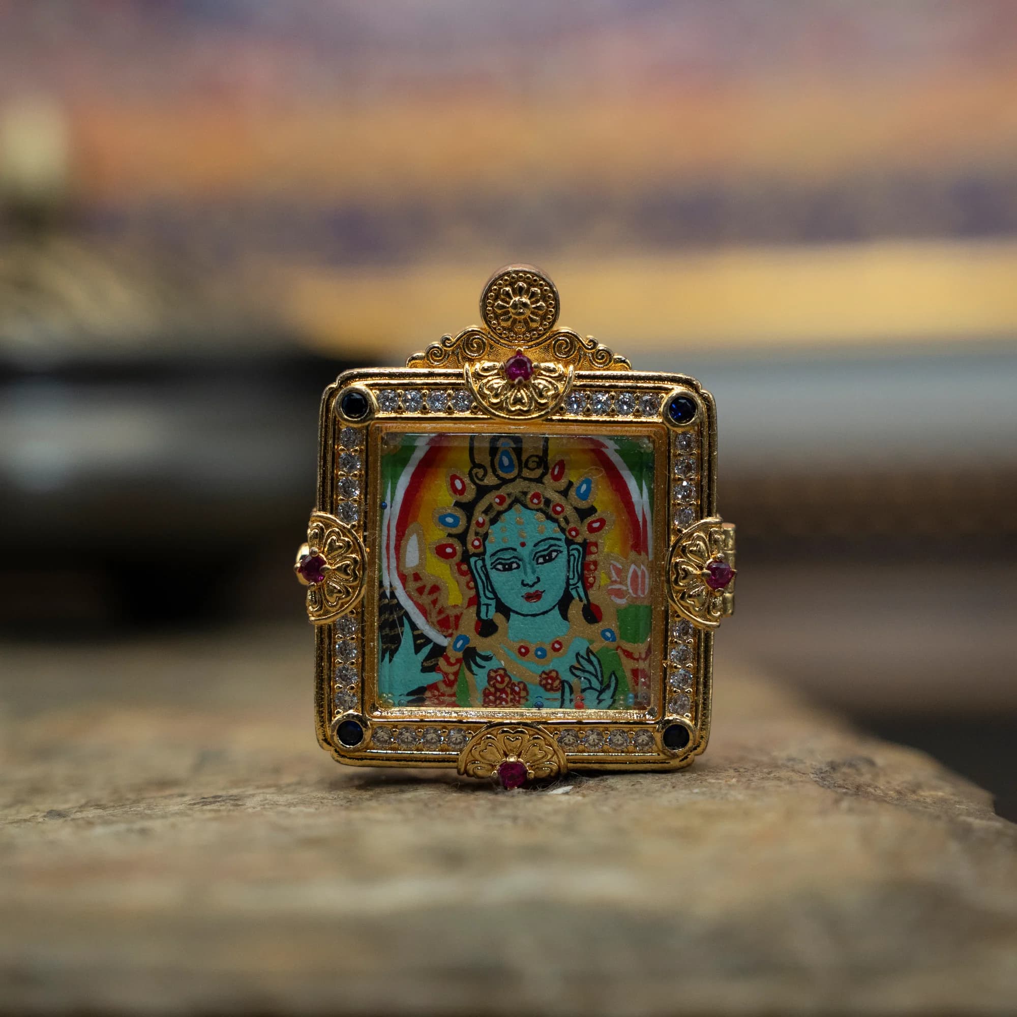 綠度母 半身造像 20mmX20mm — 1