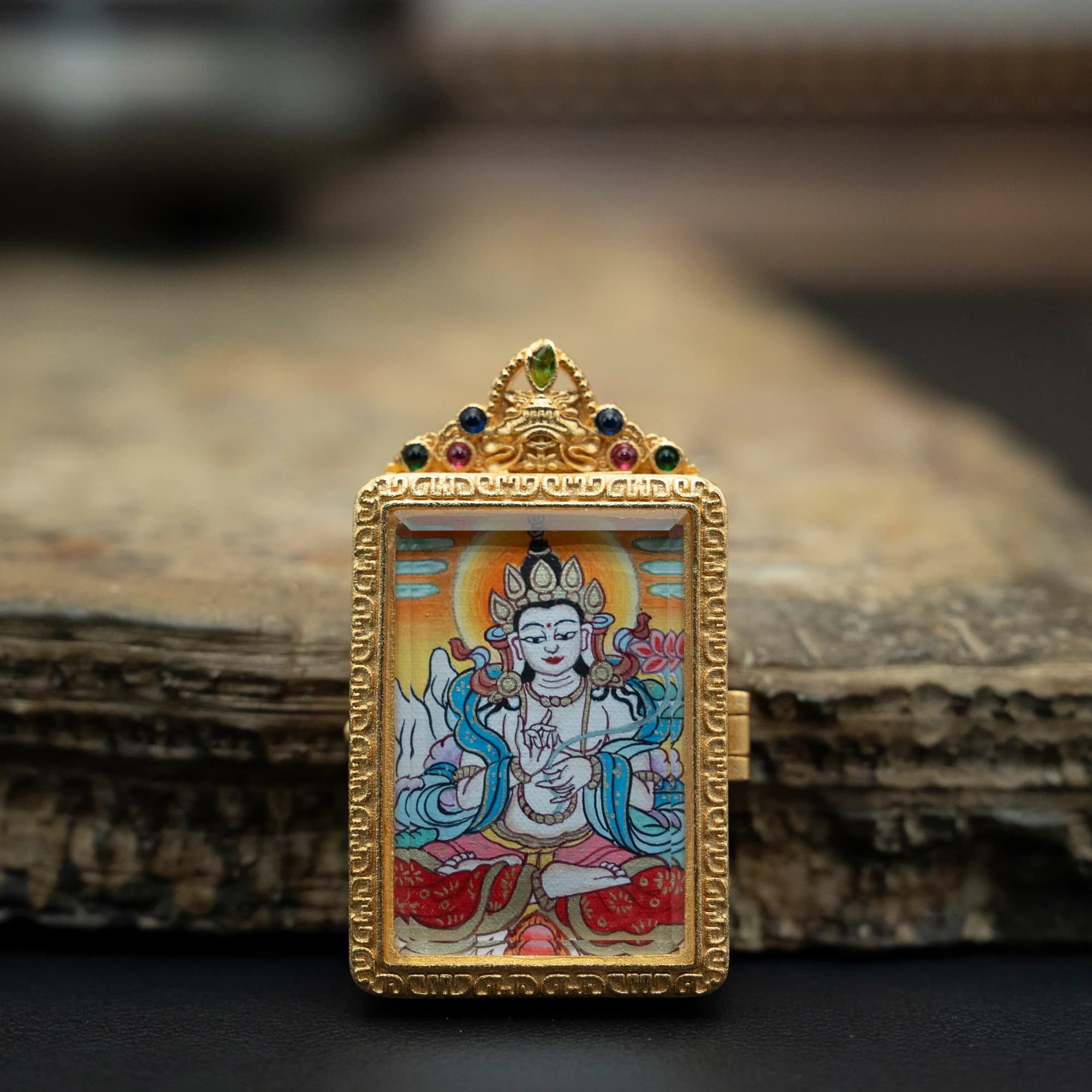 大勢至菩薩 全身造像 20mmX30mm — 1