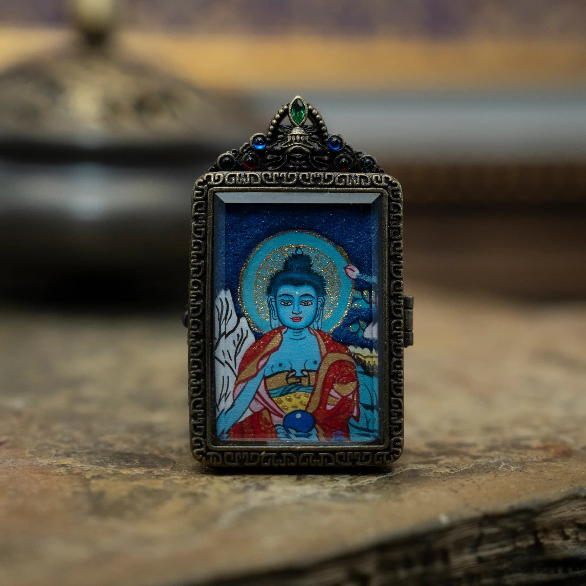藥師佛 半身造像 20mmX30mm — 1