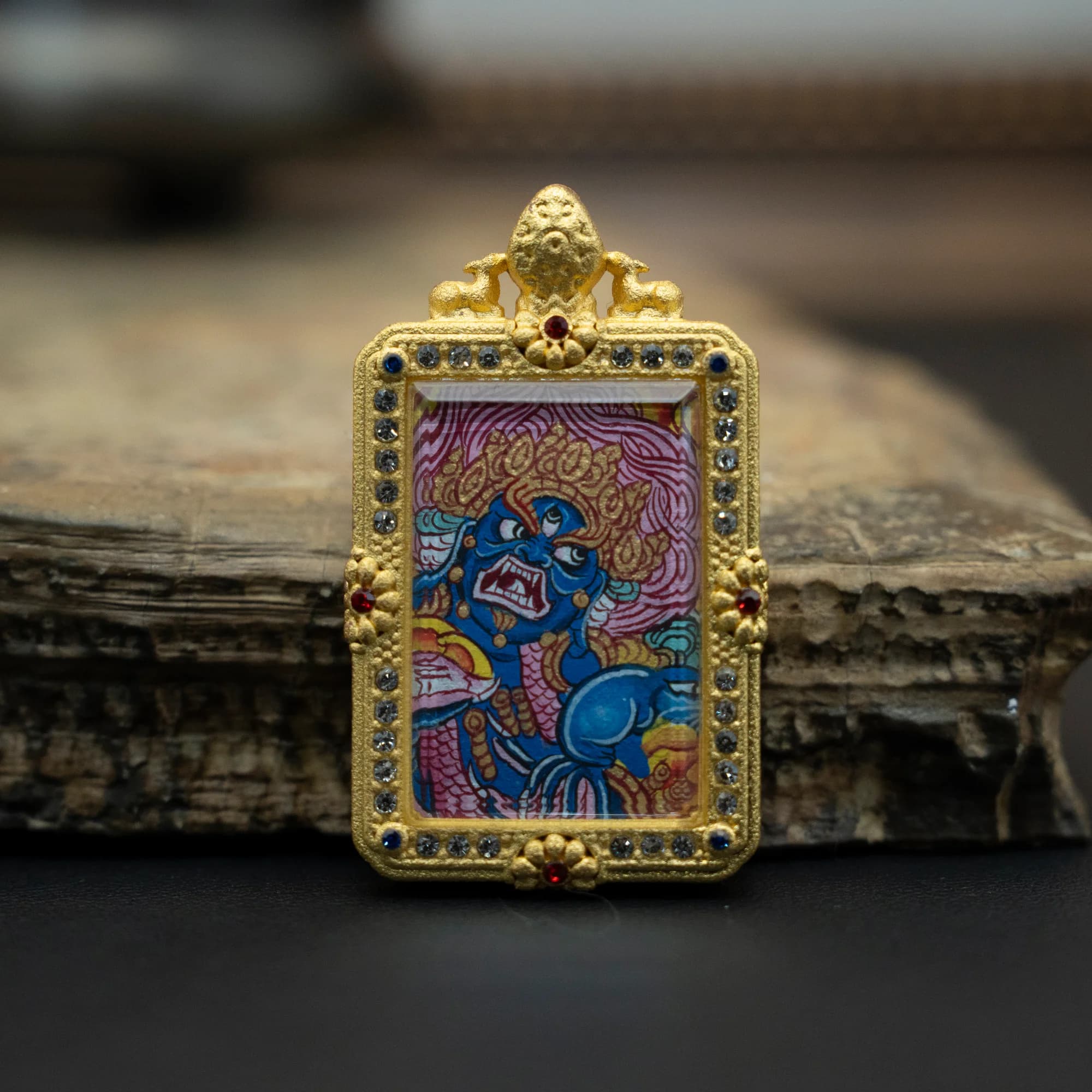 黑財神 半身造像 20mmX30mm
