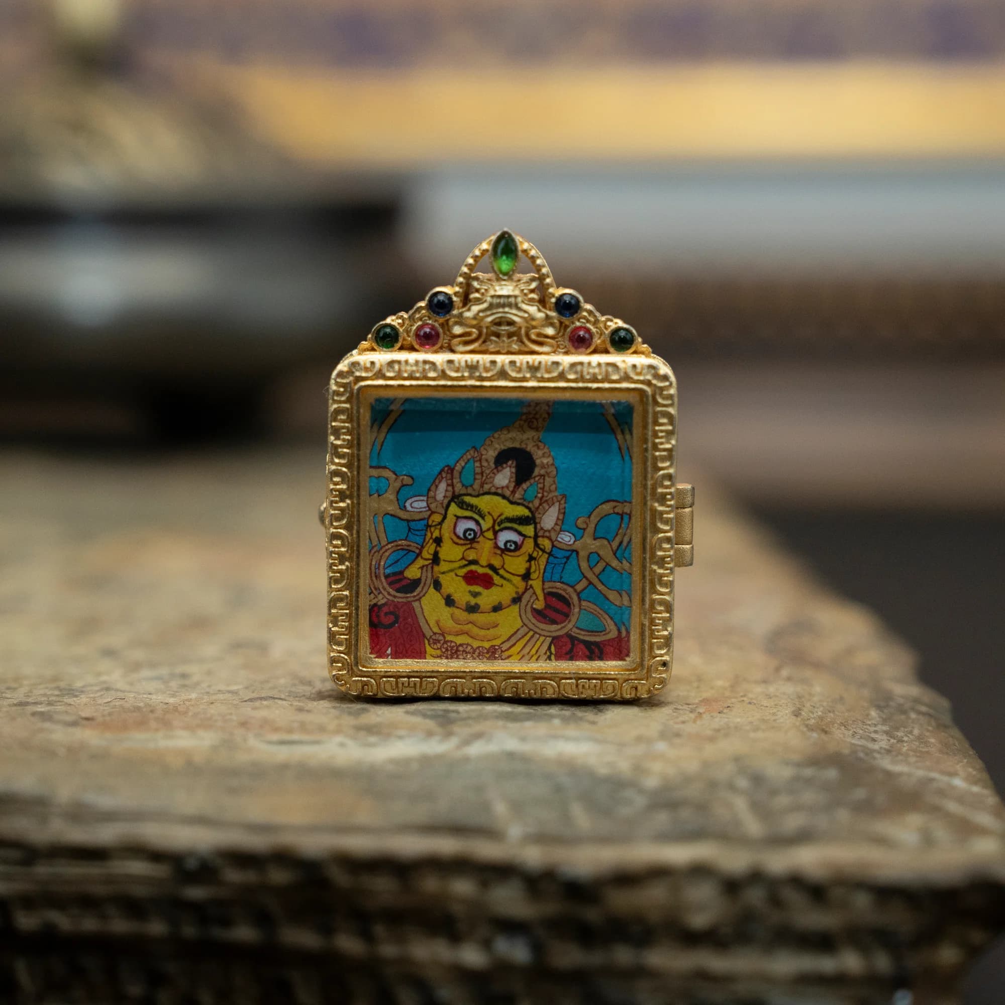 黃財神 半身造像 20mmX20mm — 1