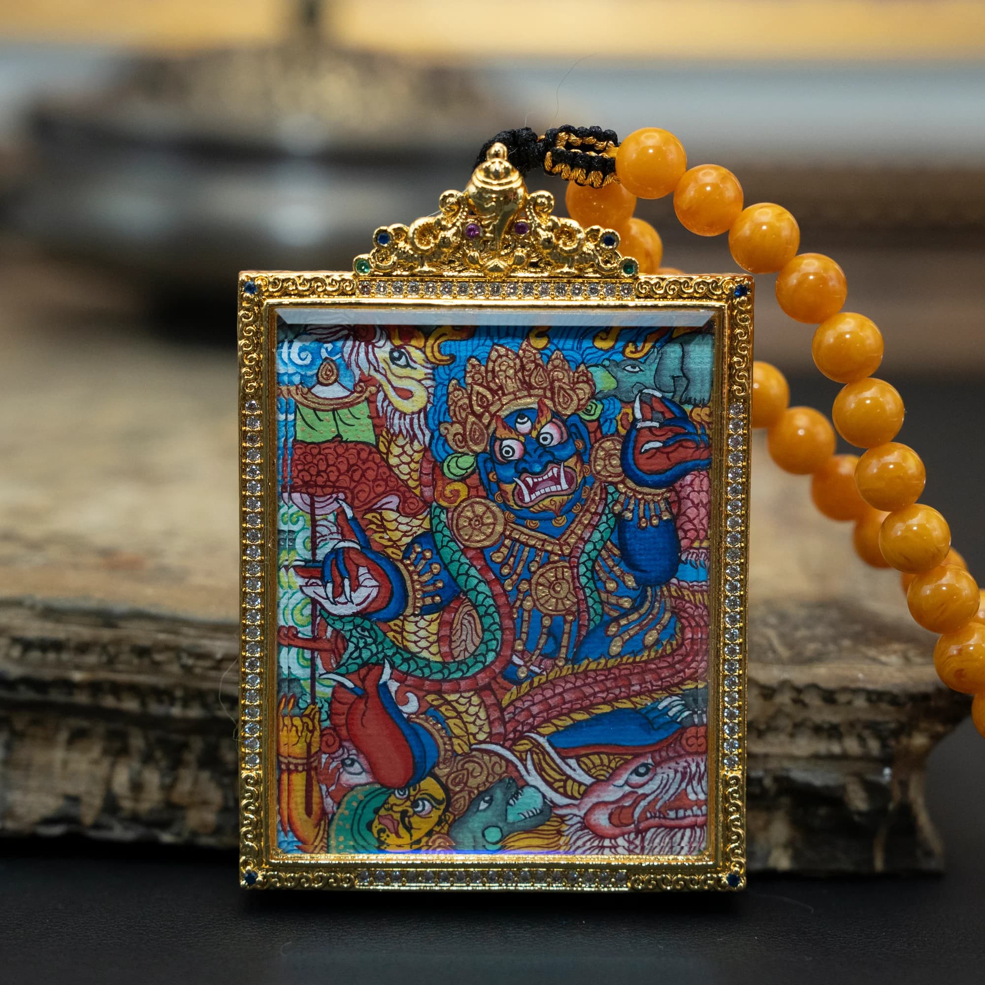 黑財神 全身造像 40mmX50mm — 1