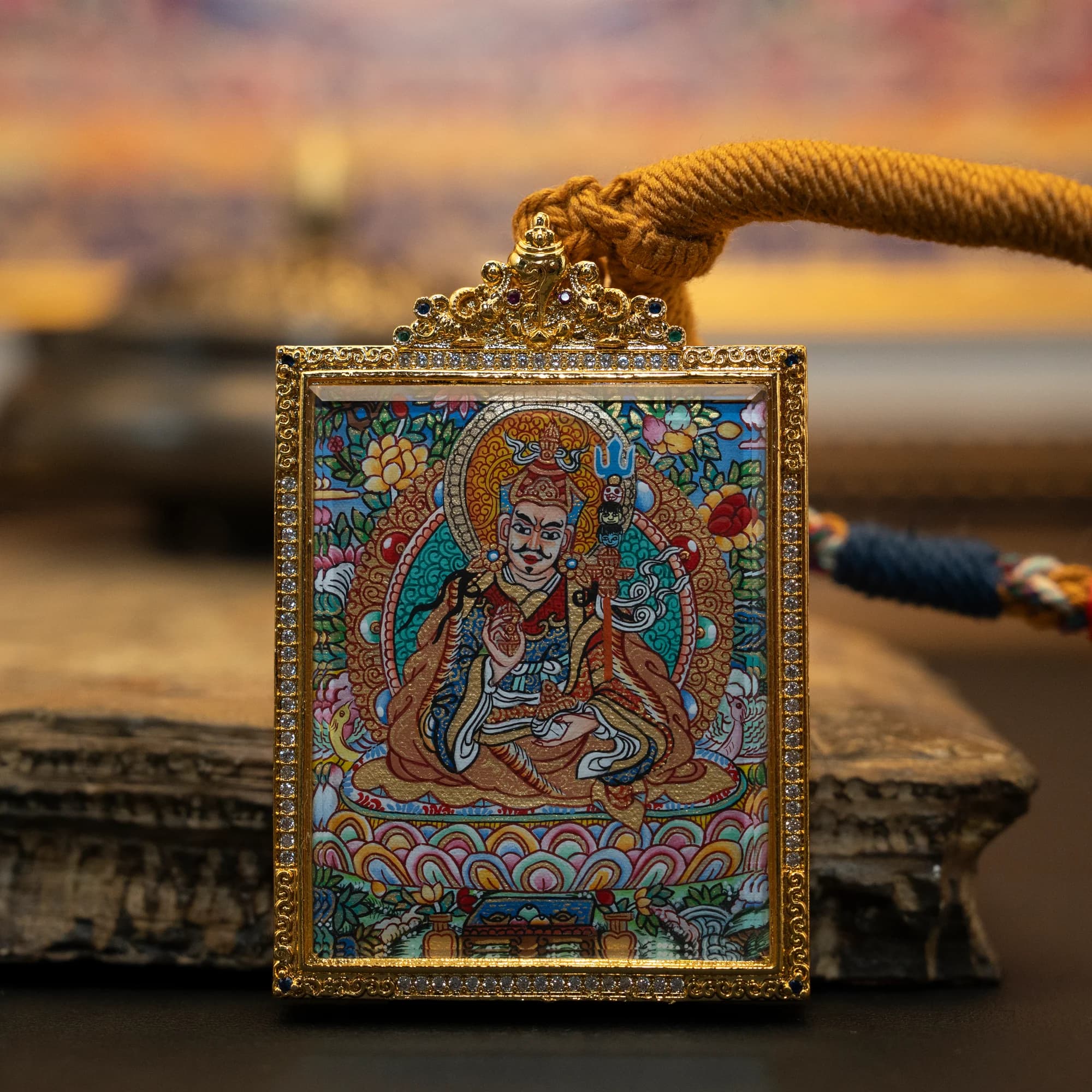 蓮花生大師 全身造像 40mmX50mm — 1