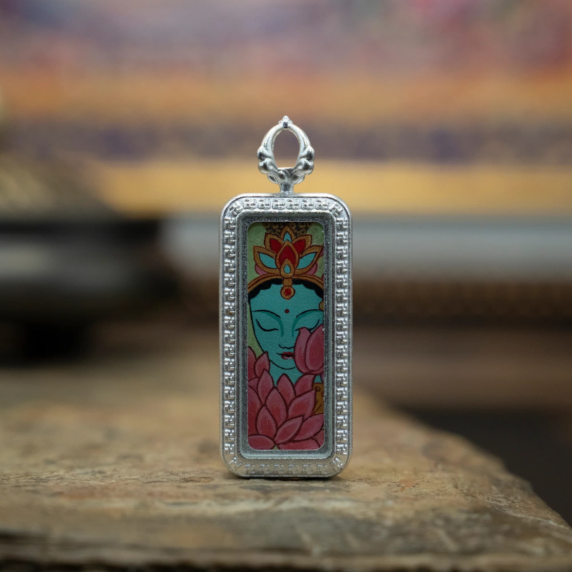 綠度母 10mmX30mm